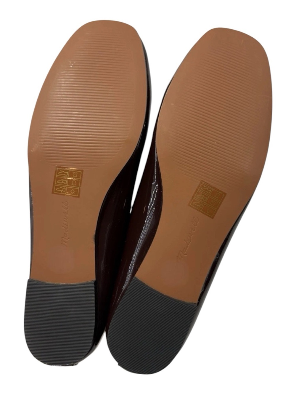Madewell Dark Plum Size 7 Greta Ballet Flats Patent Leather Mary Jane - Picture 7 of 9